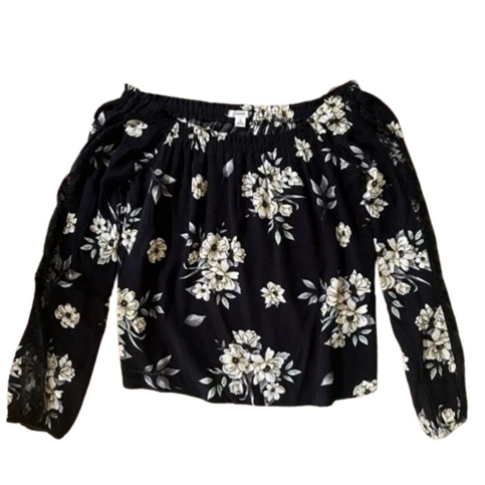 Floral off the shoulder top